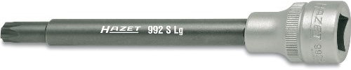 Hazet 992Slg-T45 Inserto Chiave a Bussola per Giravite Torx, Oro, Attacco Quadro, Cavo, 12.5 mm 1/2 di Pollice