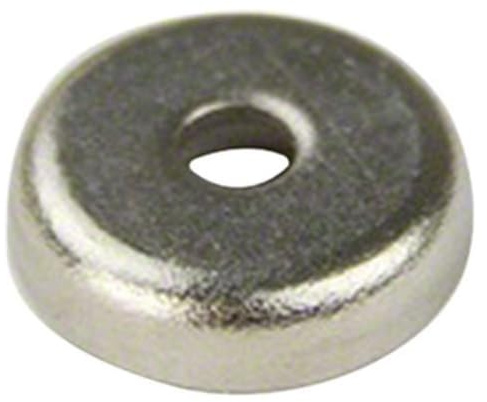 N42 Neodymium Stainless Steel Pot Magnet for Arts, Crafts, Model Making, DIY, Hobbies, Office, and Home - 14mm dia x 3.5mm thick x 3.5mm c/bore - 5.2kg Pull
