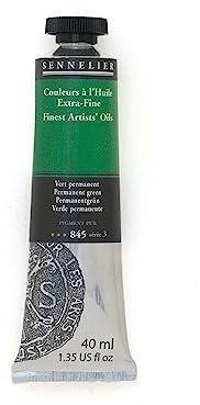 Sennelier Couleurs à l'huile : 40ml Vert permanent