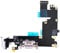 Johncase OEM Charging Port Dock Connector Flex Cable w/Microphone + Headphone Audio Jack Port Ribbon Replacement Part Compatible for iPhone 6 Plus All Carriers (Light Gray)