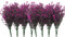 CATTREE Kunststräucher aus Kunststoff, künstliche Pflanzen, für Hochzeitsdeko, für drinnen und draußen, Haus, Garten, Veranda, Küche, Büro, Tischdekoration, Weihnachtsdeko, Fuchsia, 8 Stück