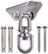 BeneLabel Legno/Cemento Soffitto Gancio Amaca Altalena Appesa Vite Bullone 360° Girevole Set Hardware per Interni Esterni Parco Giochi Sedia Yoga Corda Sacchi da Boxe, Supporto per Amaca, 1600 libbre