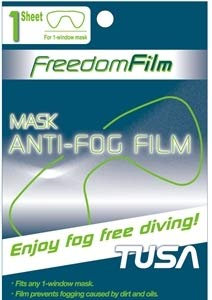 Antibeschlagfilm für Einglas-Tauchermaske - ANTI-FOG-Film