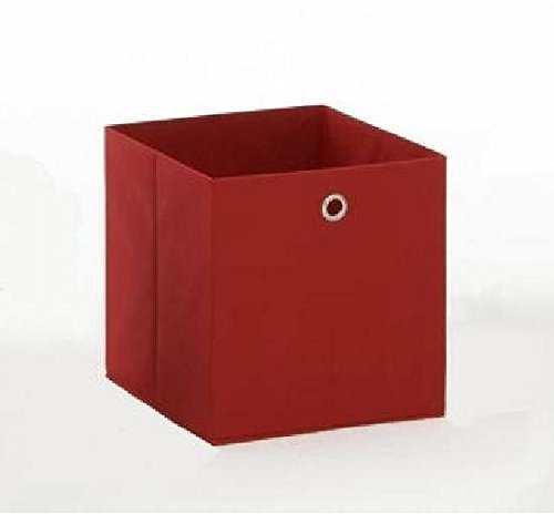 MEGA 3 Faltkarton von FMD Rot | Rot | B/H/T: 32/32 / 32