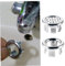 Sink Round Ring Overflow Replacement Cover Waste Plug Filter Bathroom Washbasin Sink Drainer 2 Pieces