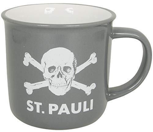 FC St. Pauli Kaffeebecher Grau-Weiß