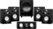 Fluance Reference Compact Surround Sound Home Theater 5.1 Channel Speaker System including 2-Way Bookshelf, Center Channel, Rear Surround Speakers and DB10 Subwoofer - Black Ash (X851BC)