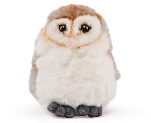 Living Nature - Peluche bébé Chouette effraie