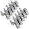 GOTOTOP 10PCS Hinge LED Sensor Light Universal Cabinet Cupboard Closet Wardrobe Night Light-Kitchen/Living Room/Bedroom Night Lights (Cool white)