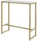 SoBuy FSB34-G, Kitchen Breakfast Bar Table Dining Table Coffee Bar with Golden Metal Frame, W100 x D40 x H106cm