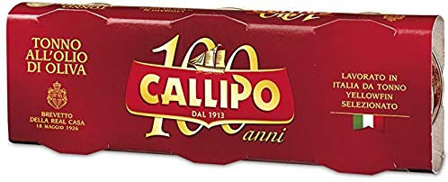 Giacinto Callipo Callipo Tonno all'Olio di Oliva, Scatola - 18 confezionda 80 g [18 pezzi, 1440 g]