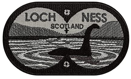 EMBROVERSE Loch Ness Monster Aufnäher, Bestickt zum Aufbügeln