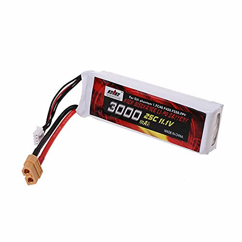 11,1 V 3000 mAh Lipo Akku, 25C 3S XT60 Stecker für DJI Phantom 1 FC40 F45 F550 FPV Quadcopter und andere Spielzeug-RC-Fahrzeuge
