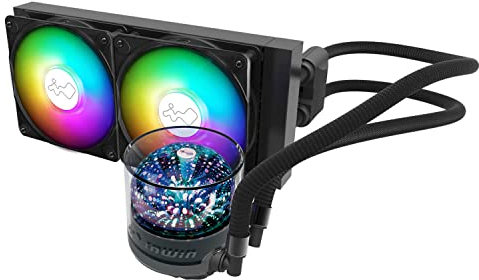 InWin NR24 Nebula AIO Liquid CPU Kühler IW-LC-NR24, 240 mm, Schwarz
