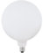 EGLO E27 LED Lampe dimmbar, extra-große Glühbirne Globe Big Size, 4,5 Watt (entspricht 40 Watt), 470 Lumen, Leuchtmittel warmweiß, 2700 K, Glühlampe opal weiß, G200, Ø 20 cm