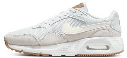 NIKE Damen AIR MAX SC Sneaker, Summit White/Sail-Platinum Tint-Hemp, 41 EU