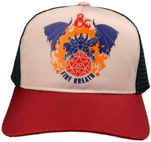 CYPBRANDS Unisex Erwachsene D&D Dragon Trucker Cap Toy, bunt, Talla única