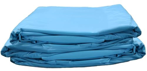 Planet Pool Poolfolie Ersatzfolie Rundbecken 360x90cm - Dicke 0,4mm - Overlap - blau