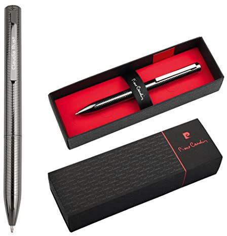 Pierre Cardin® FESTIVAL Kugelschreiber mit Gravur | Premium Stift Etui | blaue Mine | edel | personalisiertes Geschenk | Namen | graviert | Jahrestag | Geburtstag
