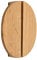 2 Stück Holzgriff Halbmond Schubladengriff Halbkreis Schubladenknöpfe dekorative Tür Schrankgriff für Schrank,Kleiderschrank,Bücherschrank (Oak)