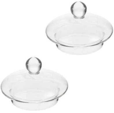 Ersatzdeckel für Teekannen aus Glas, transparent, mit Siebdeckel für Zuhause, Küche, Teekannen, 2 Stück