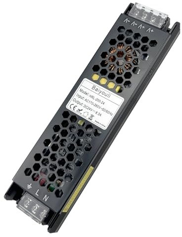 LED Trafo 24V 200W 8.3A Netzteil 230V auf 24V IP20 LED Treiber Konstante Spannung Trasformatore für LED-Streifen und Innenbeleuchtung