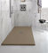 Arredobagno e Cucine Piatto Doccia 80x100xh2,5 Rettangolare in Pietra Tortora, Completo di piletta