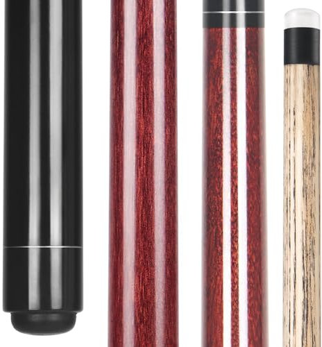 AKLOT Stecca da Biliardo, Battitore Pesante Spunto di Pausa Salto 23~25 oz 1 Pezzo Bastone da Piscina 14 mm Punta in Bachelite per Pause Esplosivi e Salti Senza Sforzoo