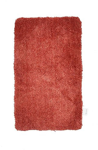 Teppich aus 100% Polyester; handgetuftet | Größe: 70 x 120 cm; Farbe: Rust | Tom Tailor - Cozy Bath