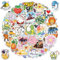 100 Stück Dänische Pastell Sticker Aesthetic Bunteniedliche Cute Stickers,Inspirational Sprüche Mädchen Aufkleber ästhetisch für Wasserflasche Skateboard Laptop Scrapbook Gitarre Telefon Fall