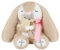 Gebetshase, Stofftier mit hölzernem Gebetskreuz, Taufgeschenke für Neugeborene, Jungen und Mädchen, dauerhafter Komfort, 21,6 cm (Pink)