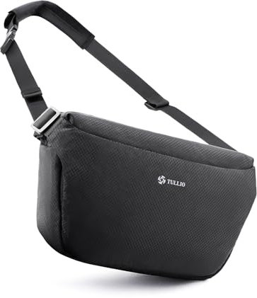 TULLIO Camera Bag Sling Crossbody Expandable Photgraphy Bag for DLSR SLR Mirrorless Cameras, Waterproof Camera Case for Photographer