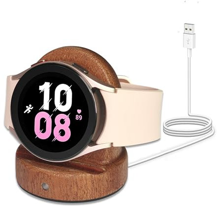 Samsung Galaxy Watch 6/6 Classic/5/5 Pro/4/4 Classic/3/Active 2/Active 1 Charger Stand - Wireless Magnetic Charger for Samsung Watch, Gift for Men & Women