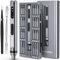 Homtronics Cacciavite Elettrico di Precisione, [52 in 1] Mini Cacciavite Elettrico con Display OLED, con 48 Punte Magnetiche, Set di Cacciaviti Elettrici per Telefoni, Orologi, PC, Fotocamera, Grigio