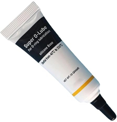 Grasso siliconico, grasso siliconico, tubo da 10 g, lubrificante siliconico, lubrificante per tubi in silicone, grasso per tubo, lubrificante per silicone, grasso idraulico