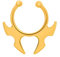 EAJORN U-förmiger Nasenring aus Horn, Punk-Stil, Nasenring, Septum Piercing, Körperschmuck, Geschenk für Frauen und Männer