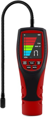 ThermElc Détecteur de Fuite de réfrigérant, détecteur de Fuite de fréon Aprvtio ALD-200 Pro, détecteur de Fuite de gaz halogène Automobile pour R410A R22 R1234YF R600a R290 CFC HCFC HFC HC HFO
