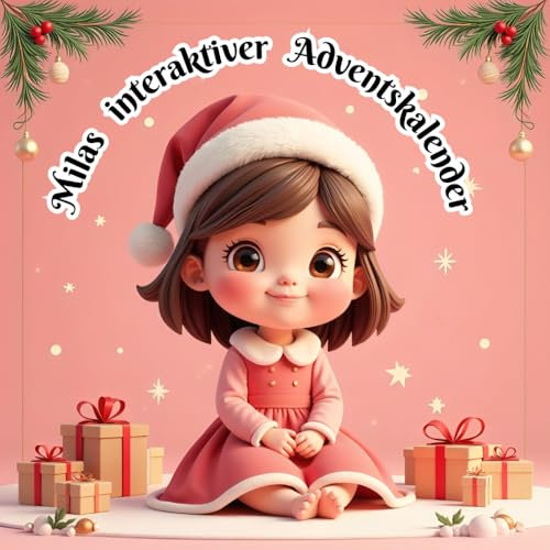Milas interaktiver Adventskalender: Das Große Warten auf Weihnachten, Buch für Mädchen