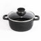 Premium Kochtopf mit Titan- und Silber-Metallic-Antihaftbeschichtung – 1,8 Liter Fassungsvermögen, Ø 18 cm – Langlebig, kratzfest, salzresistent – Schnelles & gleichmäßiges Kochen - Sauce-Pot(2,0l)