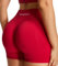 JOYSPELS Gym Sport Shorts Damen, Kurze Sporthose Damen Scrunch Butt Radlerhose Sport Leggings Kurz High Waist Blickdicht Laufhose Seamless Acerola M