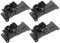 Tofficu 4 Bisagras Plegables De 180 Grados Con Bloqueo Para Mesa Plegable De Exterior Patas De Mesa Plegables Soportes Plegables De Acero Negro