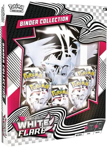 Pokemon TCG Scarlet & Violet - White Flare Binder Collection (R)(EU) EN, Other Box, Collectible Cards, 10-10039-107