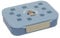 LÄSSIG Kinder Brotdose Frühstücksbox BPA-frei mit herausnehmbarer Trennung/Bento-Lunchbox Pattern Party blue/green