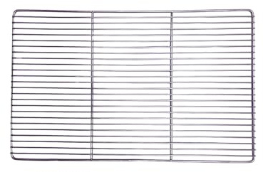 ChellexX Griglia in acciaio inox rotonda e rettangolare 54 x 34, 58 x 30, 60 x 40, 67 x 40, Ø44,5, Ø44, Ø54,5 con manici o senza manici (60 x 40 cm)