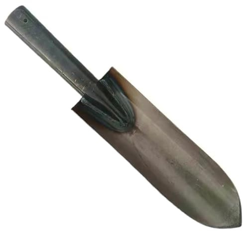 SHINYPASING Herramienta para Jardinería de Acero Punta Puntiaguda y Mango Largo, Pala para Cavar Hoyos, Extraer Plántulas y Desherbar en Jardines y Huertos al Aire Libre