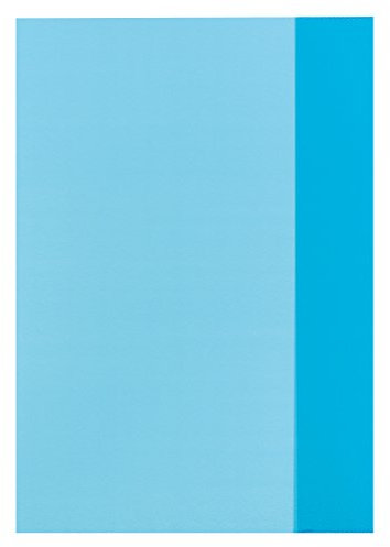 herlitz Heftschoner DIN A4, PP, transparent-blau VE=1