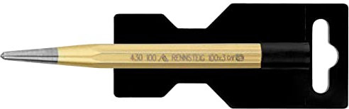 Rennsteig Körner ø 4 mm (Schlüsselweite 10 mm, Abmessungen 120 mm, Profil 8-kant, Oberfläche geschliffen + poliert) 4301200SB