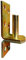 Plattenkloben vz A-10, mit Dorn Ø 16/118 x 40 x 5 mm