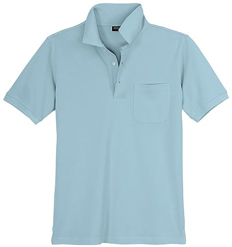 Redfield Poloshirt Übergröße hellblau Piqué Ralph