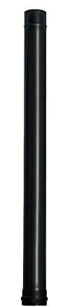 WOLFPACK LINEA PROFESIONAL - Tubo de Estufa Pellet Acero Vitrificado Negro Ø 80 mm. Longitud 100 cm. Estufas de Leña, Chimenea, Alta resistencia,